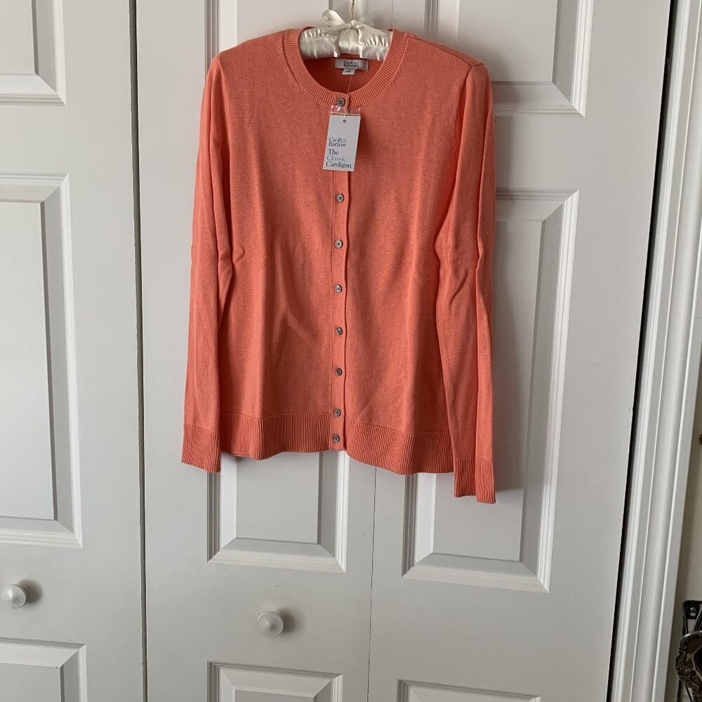 Croft & Barrow Coral Sweater Size S NWT